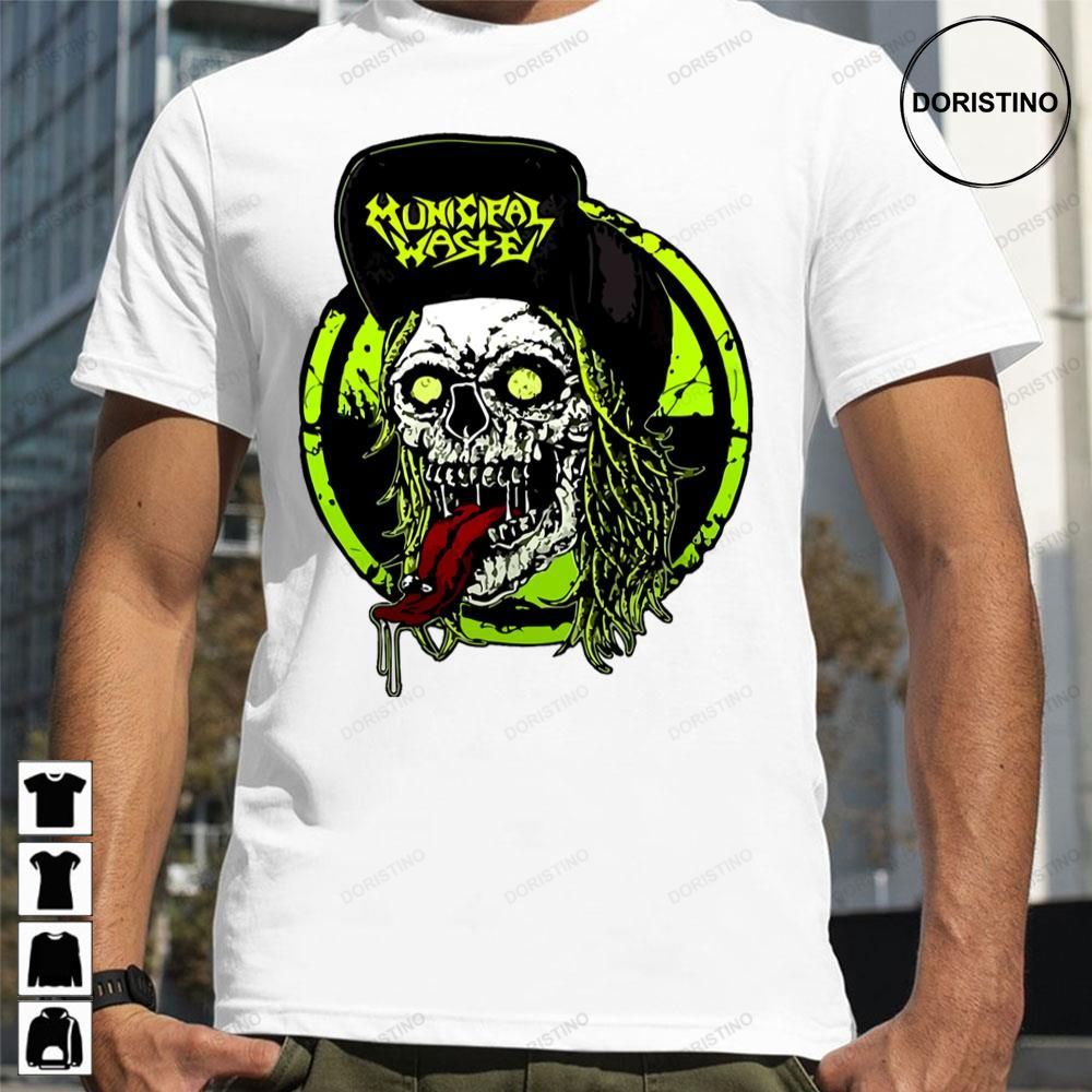 Skull Municipal Waste Music Limited Edition T-shirts